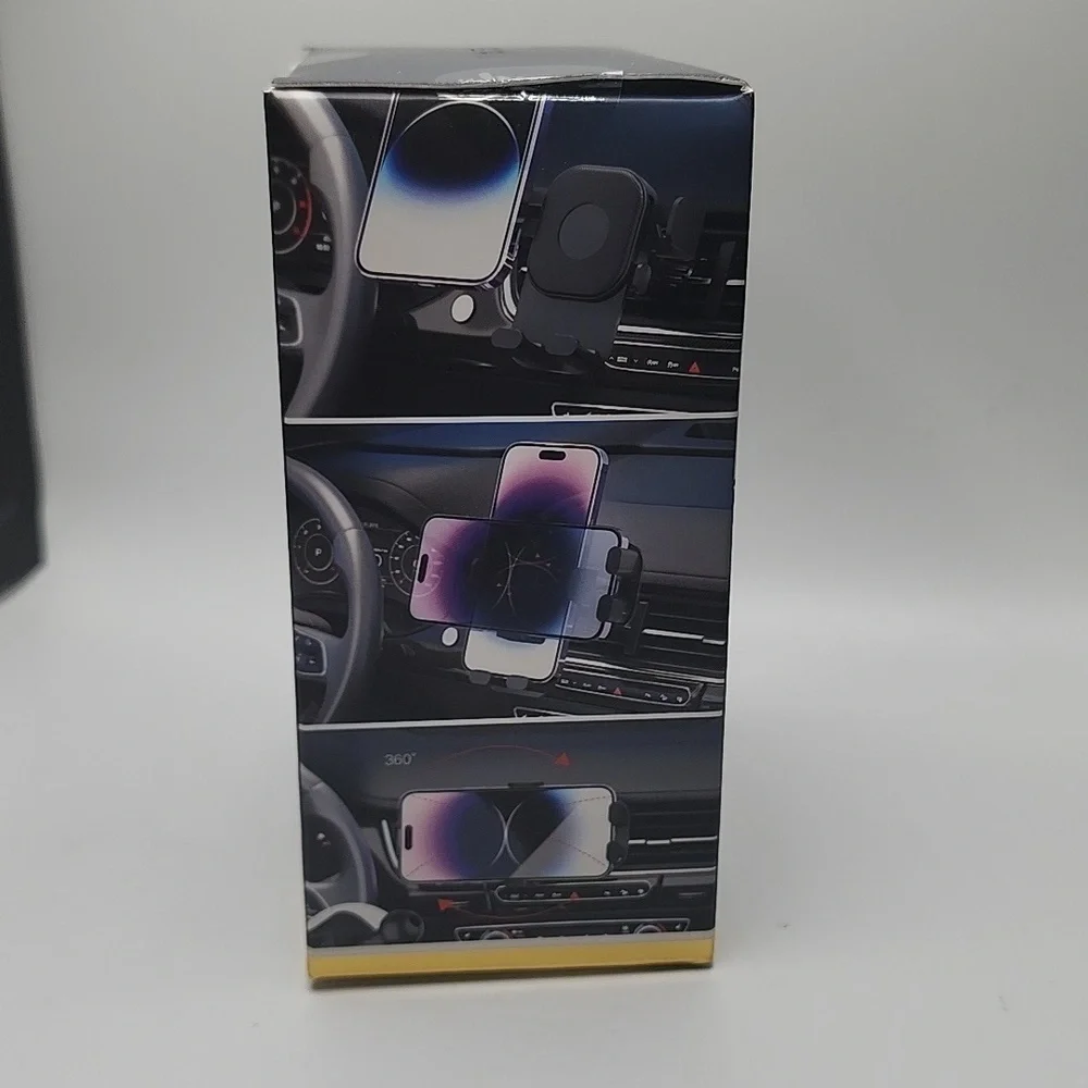 Smartphone Gravity Vent Mount for Vehicle Black